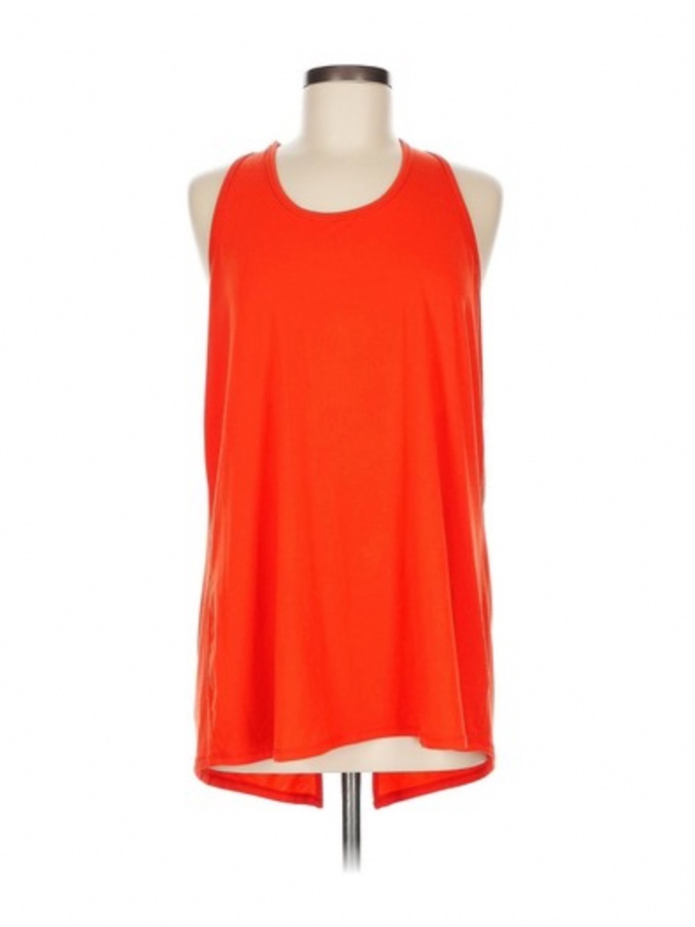 Athleta Orange Mesh Muscle Tank